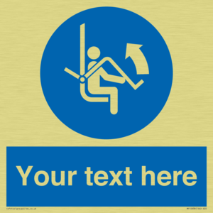 Custom Mandatory: Open safety bar of chairlift